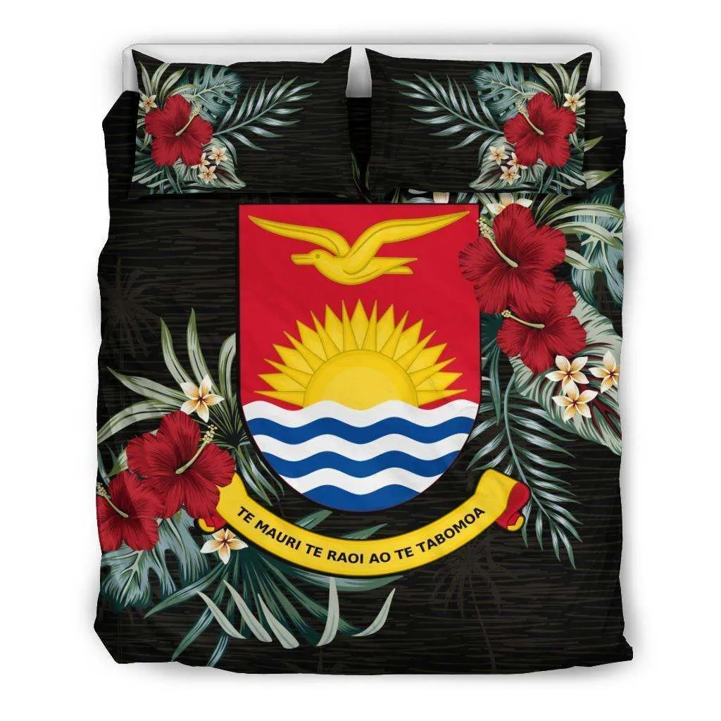 Kiribati Hibiscus Coat Of Arms Bedding Set A02 Dhc28111372Dd