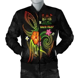 Alohawaii Jacket - Bomber Jacket Fiji Polynesian Personalised - Legend of Fiji (Reggae)