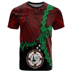 Papua New Guinea East New Britain Province Polynesian Custom Personalised T-Shirt - Tribal Wave Tattoo