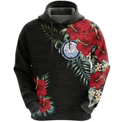 Marshall Islands Hoodie - Hibiscus (Men/Women)