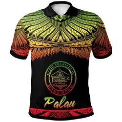 Palau Polynesian Polo Shirt - Poly Tattoo Reggae Version