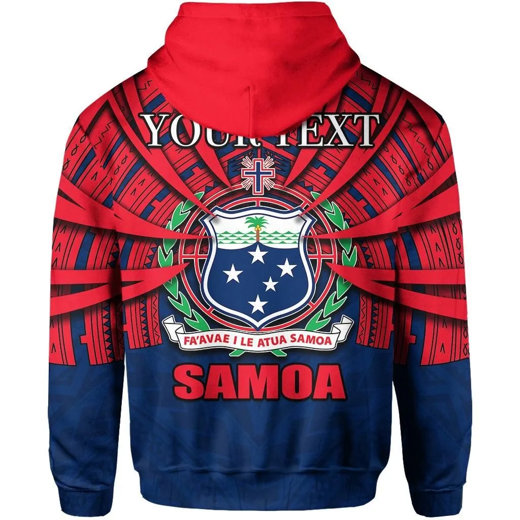 (Custom Personalised) Fast Samoa Hoodie Samoa Tattoo Style LT6