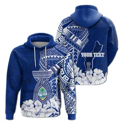 (Custom Personalized) Guam Tribal Latte Stone Hoodie Mix Hibiscus LT7