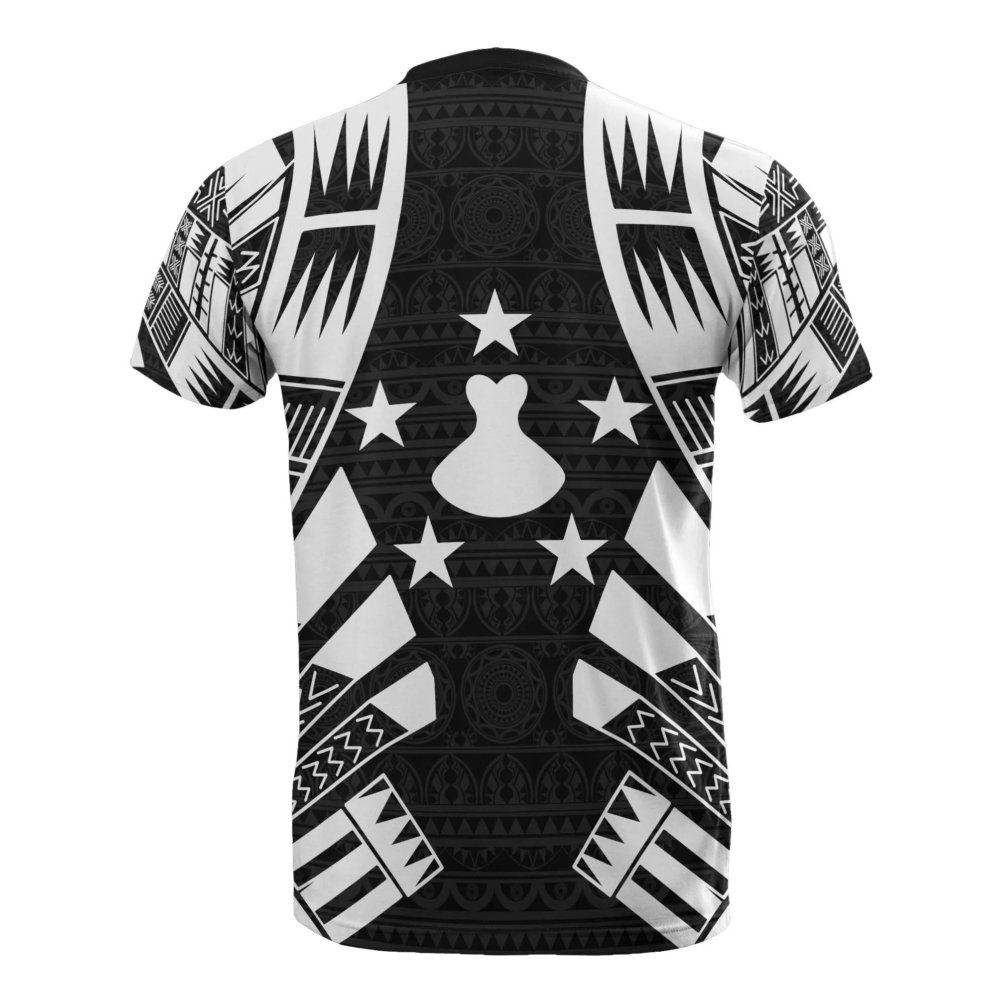 Austral Islands T Shirt - Austral Islands FLag Polynesian Tattoo Style