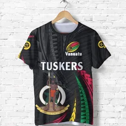Vanuatu Rugby T shirt Tuskers Tornado Style
