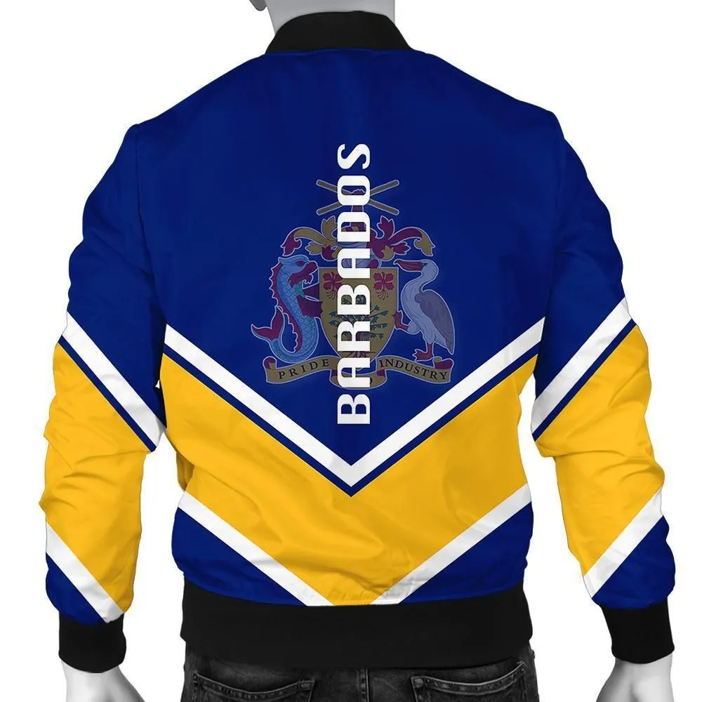 Barbados Coat Of Arms Men Bomber Jacket Lucian Style