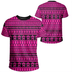 Polynesian Tattoo Tribal Pink T Shirt Ah Jr Hawaiian Shorts Beach Short Sleeve