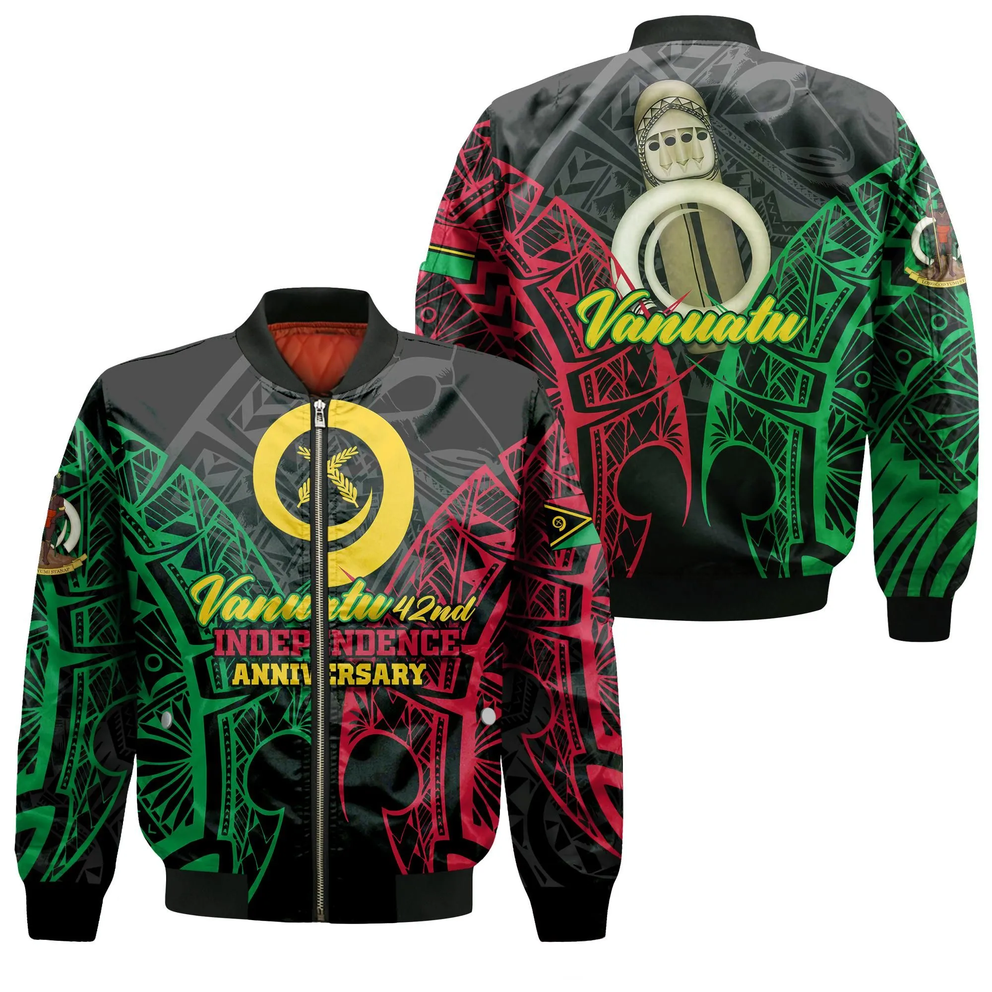 Vanuatu 42nd Independence Anniversary Pride Bomber Jacket - LT12