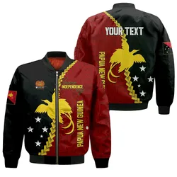Personalised Papua New Guinea Bomber Jacket 47th Independence Anniversary - Motu Revareva LT7