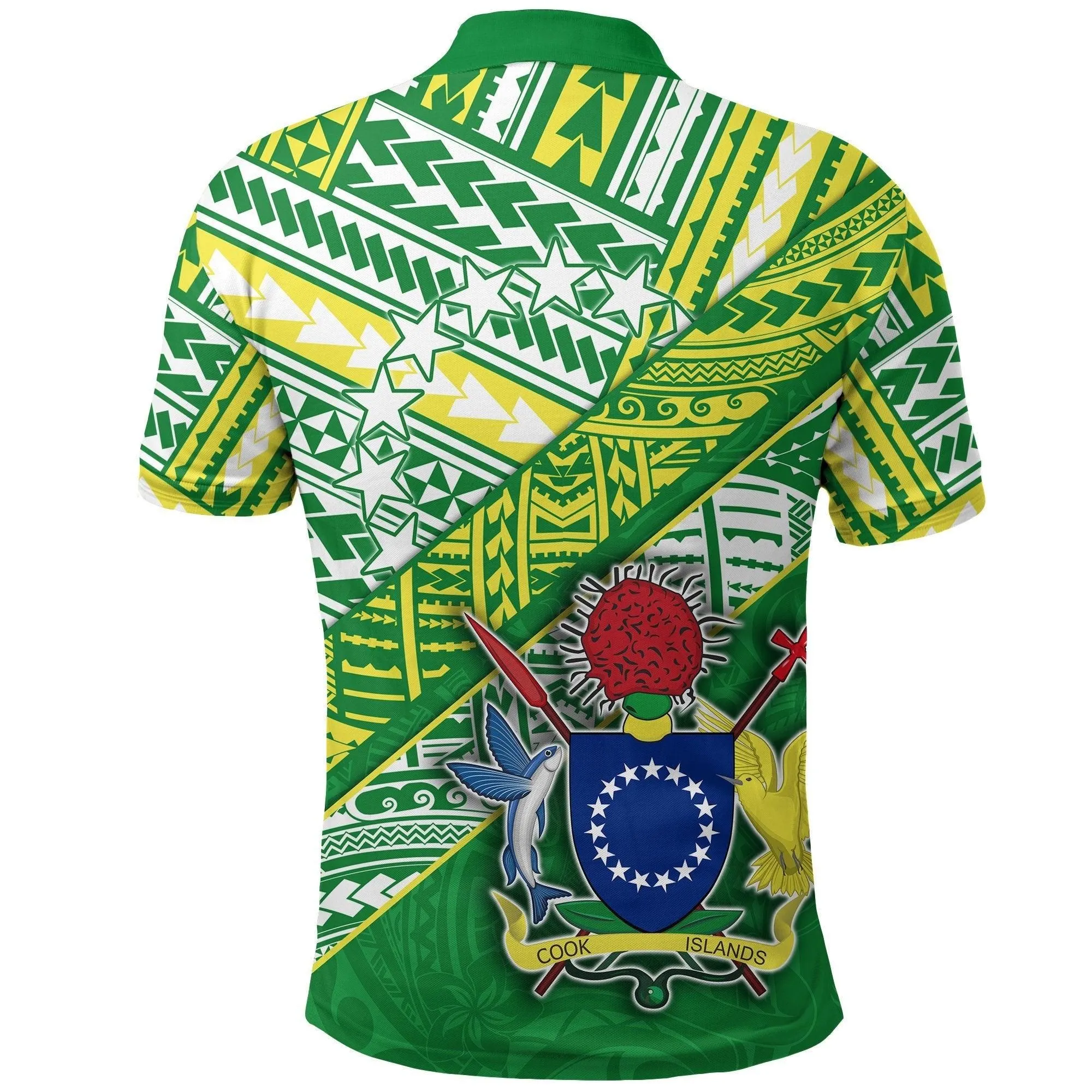 Cook Islands Rugby Polo Shirt New Breathable LT13