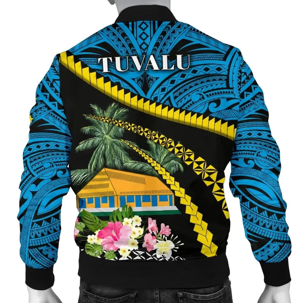 Alohawaii Jacket - Bomber Jacket Tuvalu Ellice Maneapa - Road to Hometown K4