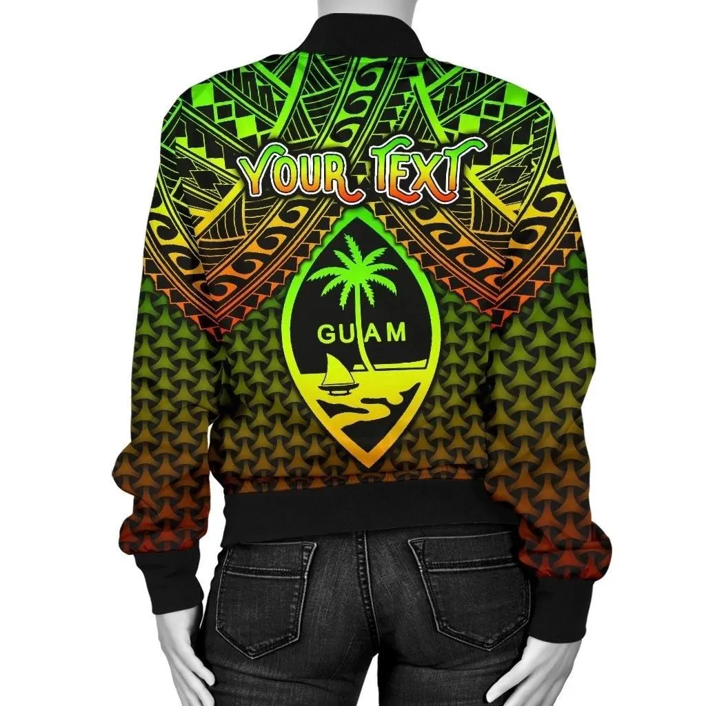 FamilyGater Jacket - Bomber Jacket Polynesian Guam Personalised - Reggae Vintage Polynesian Patterns - BN15