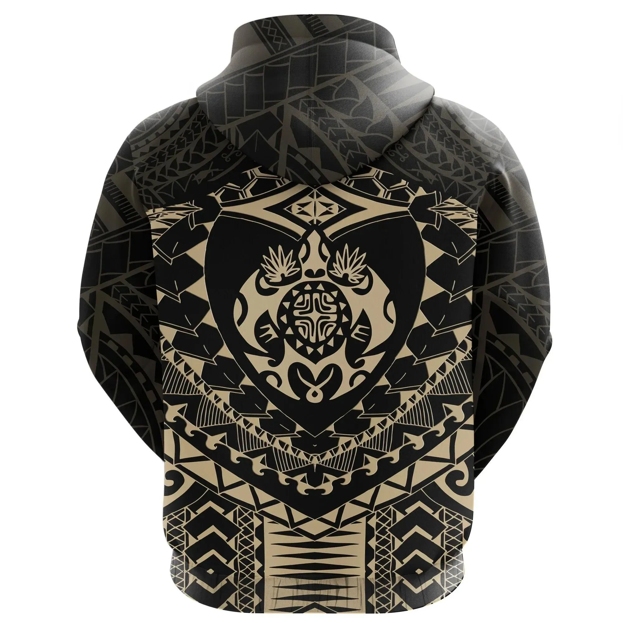 Polynesian Tattoo Turtle Hoodie K5