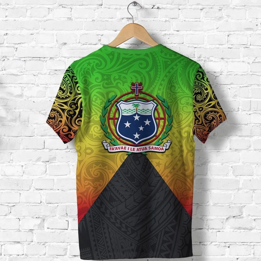 Samoa T shirt Polynesian Tattoo Seashore
