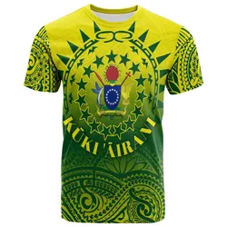 Cook Islands T Shirt Polynesian Tattoo Sunshine LT4