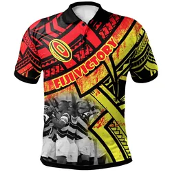 Fiji Polo Shirts - Fiji Rugby Victory - TT - RLT20