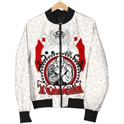 Tonga Polynesian Men Bomber Jacket - Tonga Power