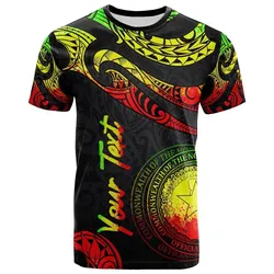 Northern Mariana Islands Polynesian Custom Personalised T shirt - Poly Tattoo Reggae Version