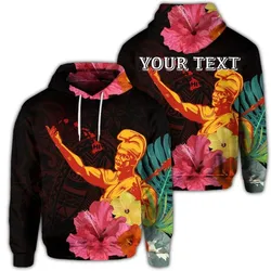 (Personalised) Hawaiian King Kamehameha Hibiscus Hoodie AH