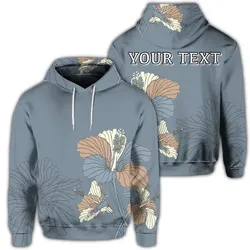 Alohawaii Hoodie - (Personalised) Hawaiian Hibiscus Polynesian Hoodie - AH - JR
