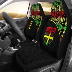 Fiji Tapa Car Seat Covers - Reggae Curve
