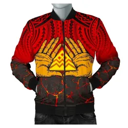 Hawaii Mens Bomber Jacket - Protect Mauna Kea