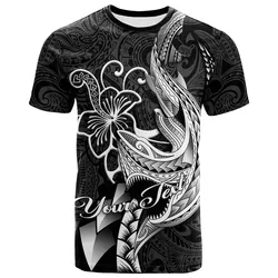 Custom Personalised Polynesian Shark Tattoo Hawaii Tribal T-Shirt LT12