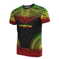 Polynesian T shirt - Polynesian Ynech Tattoo Reggae Style