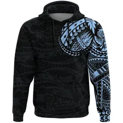 Polynesian Hoodie Tattoo Style Pastel A7