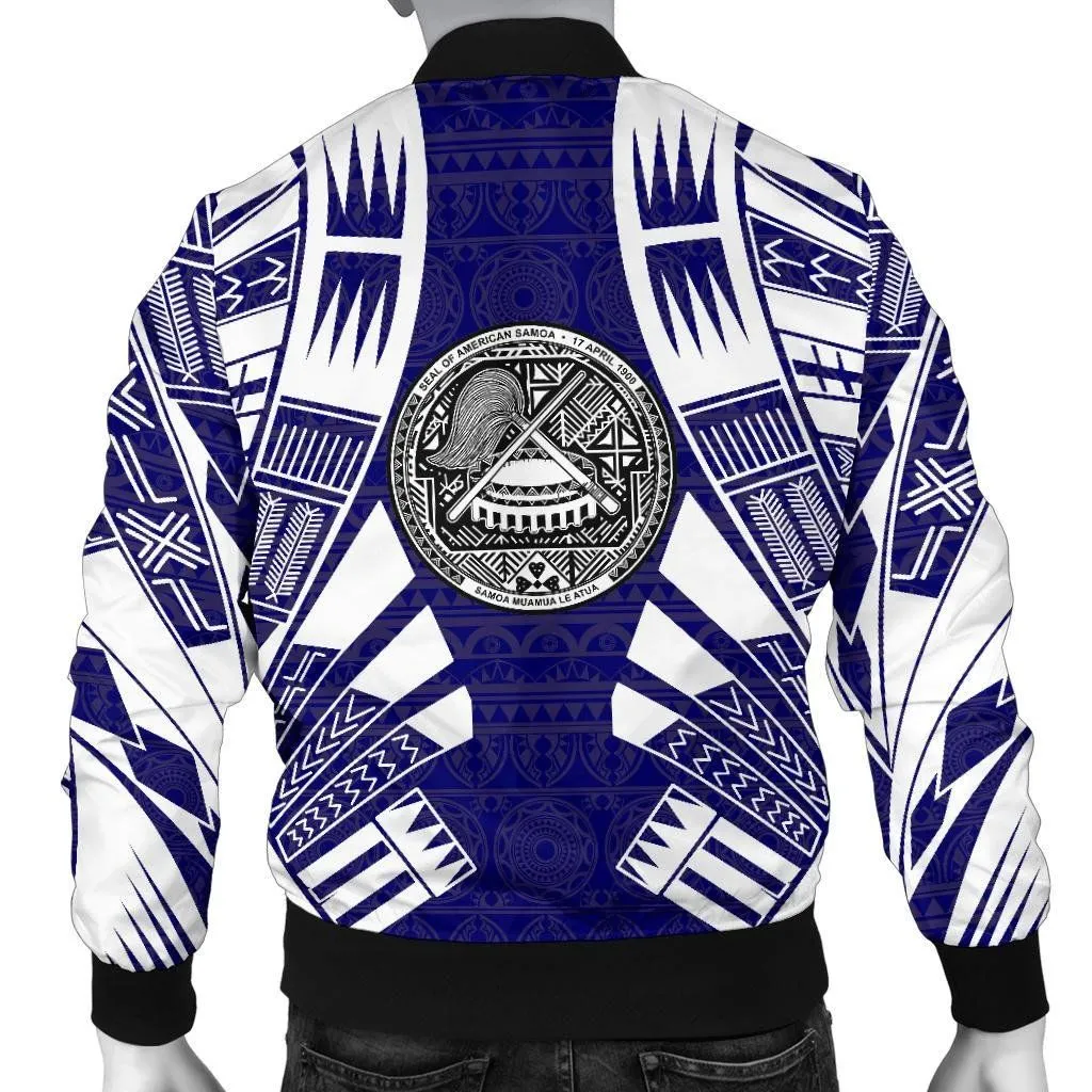American Samoa Men Bomber Jackets - Polynesian Tattoo Flag - BN0110
