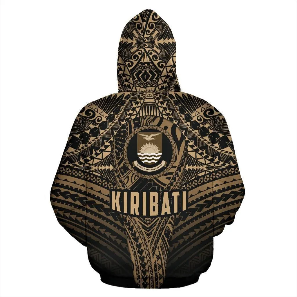 Kiribati Hoodie Polynesian Tattoo Pullover Hoodie Th5