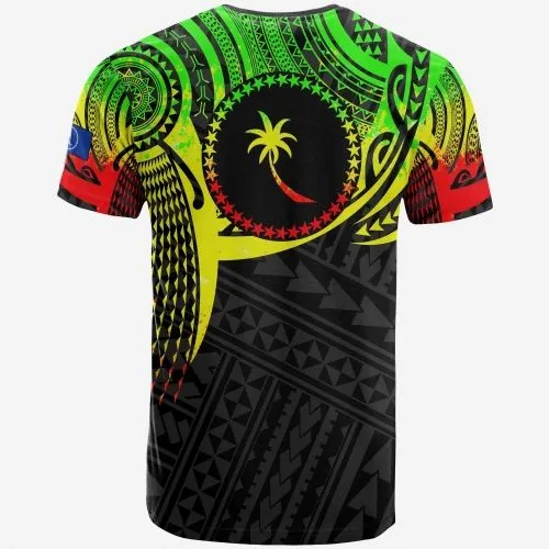 Chuuk Micronesia T Shirt - Reggae Tattoo Pattern
