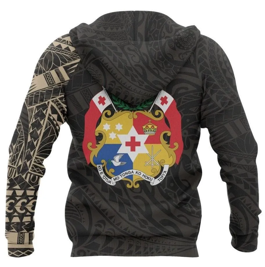 Tonga Polynesian Tattoo Style Hoodie