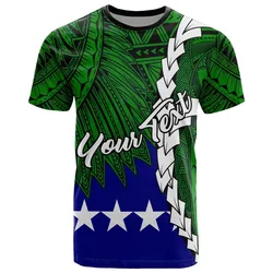 Palau Aimeliik Polynesian Custom Personalised T shirt - Tribal Wave Tattoo