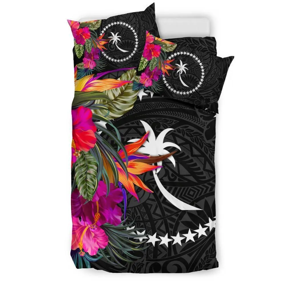 Chuuk Bedding Set - Polynesian Hibiscus Pattern
