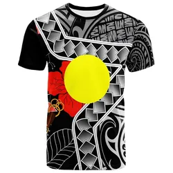 Palau - T-Shirt - Hibiscus Ft Polynesian Pattern