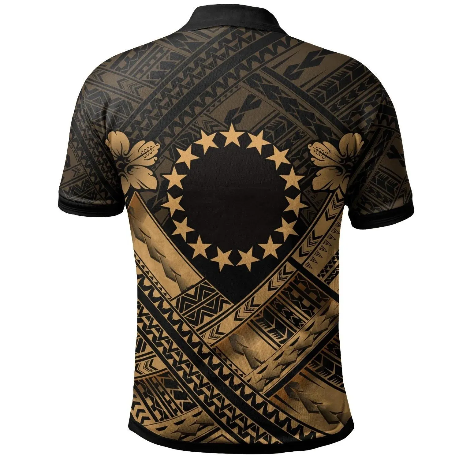 Alohawaii Shirt - Polo Shirt Cook Islands Polynesian Cook Islands Gold Seal Camisole Hibiscus Style - BN18