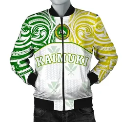 FamilyGaterJacket - Kanaka Kaimuki High School Men's Bomber Jacket \bDemodern Style AH JH
