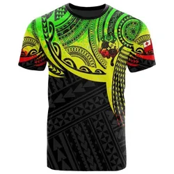 Tonga Polynesian T shirt - Reggae Tattoo Pattern