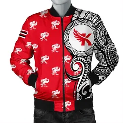 (Personalized) Hawaii Bomber Jacket - Kauai High Tribal Kakau Bomber Jacket AH