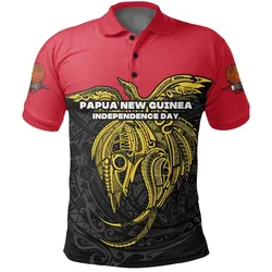 Papua New Guinea Polo Shirt Independence Day Simple Style LT16