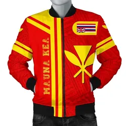 FamilyGater Jacket - Kanaka Polynesian Mauna Kea Men's Bomber Jacket - Morale Style - AH - J1