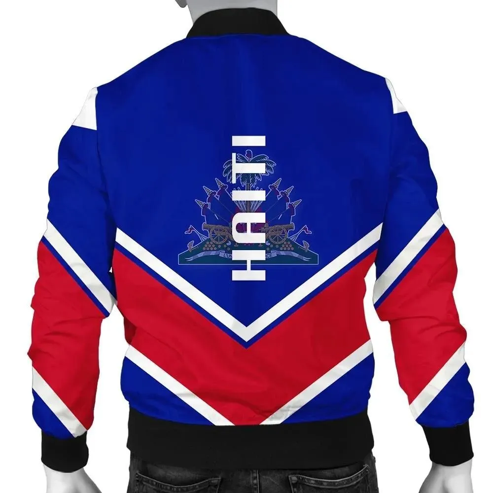 Haiti Coat Of Arms Men Bomber Jacket Lucian Style J5W