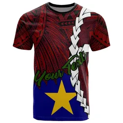 Papua New Guinea Milne Bay Province Polynesian Custom Personalised T shirt - Tribal Wave Tattoo