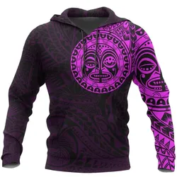 Tribal Hoodie, Polynesian Sun God Tattoo All Over Print Hoodie A7