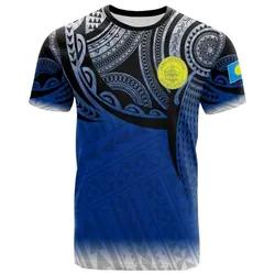 Palau Polynesian T shirt - Tattoo Pattern