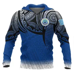 Federated States of Micronesia Hoodie - Tattoo Pattern