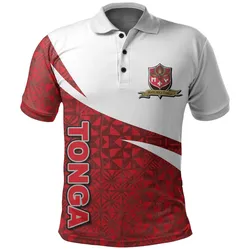 Mate Maa Tonga Rugby Polo Shirt Polynesian Native Tapa