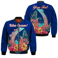 (Custom Personalised) Guam Liberation Day Bomber Jacket Polynesian Fish Hook Happy 78th Anniversary LT14
