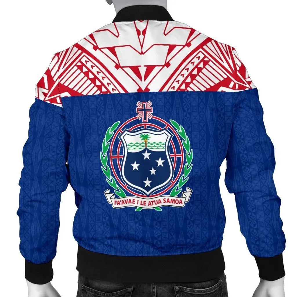 Samoa Mens Bomber Jacket - Polynesian Design